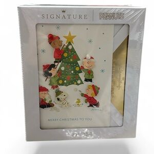 Signature Hallmark Peanuts Christmas Cards
Box of 10